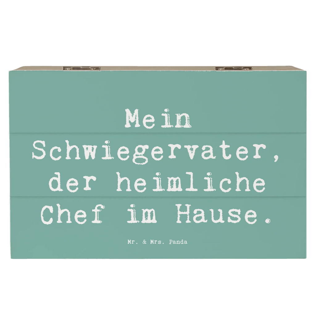 Holzkiste Spruch Schwiegervater Chef Holzkiste, Erinnerungskiste, Erinnerungsbox, Truhe, Kiste, Schatulle, XXL, Geschenkdose, Aufbewahrungsbox, Dekokiste, Schatzkiste, Geschenkbox, Familie, Vatertag, Muttertag, Bruder, Schwester, Mama, Papa, Oma, Opa