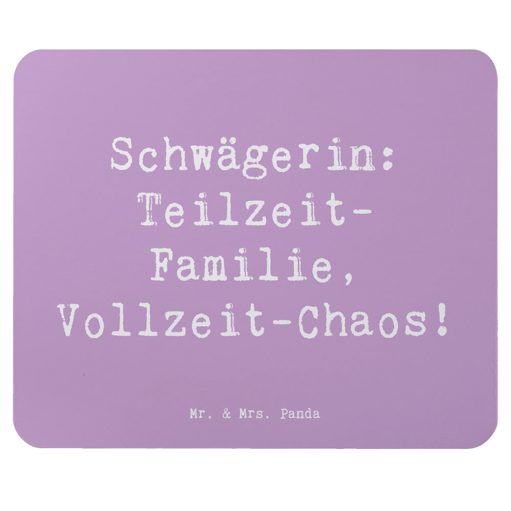 Mouse mat Saying Schwägerin: Teilzeit-Familie, Vollzeit-Chaos! Mousepad, Computer zubehör, Büroausstattung, PC Zubehör, Arbeitszimmer, Mauspad, Einzigartiges Mauspad, Designer Mauspad, Mausunterlage, Mauspad Büro, Familie, Vatertag, Muttertag, Bruder, Schwester, Mama, Papa, Oma, Opa