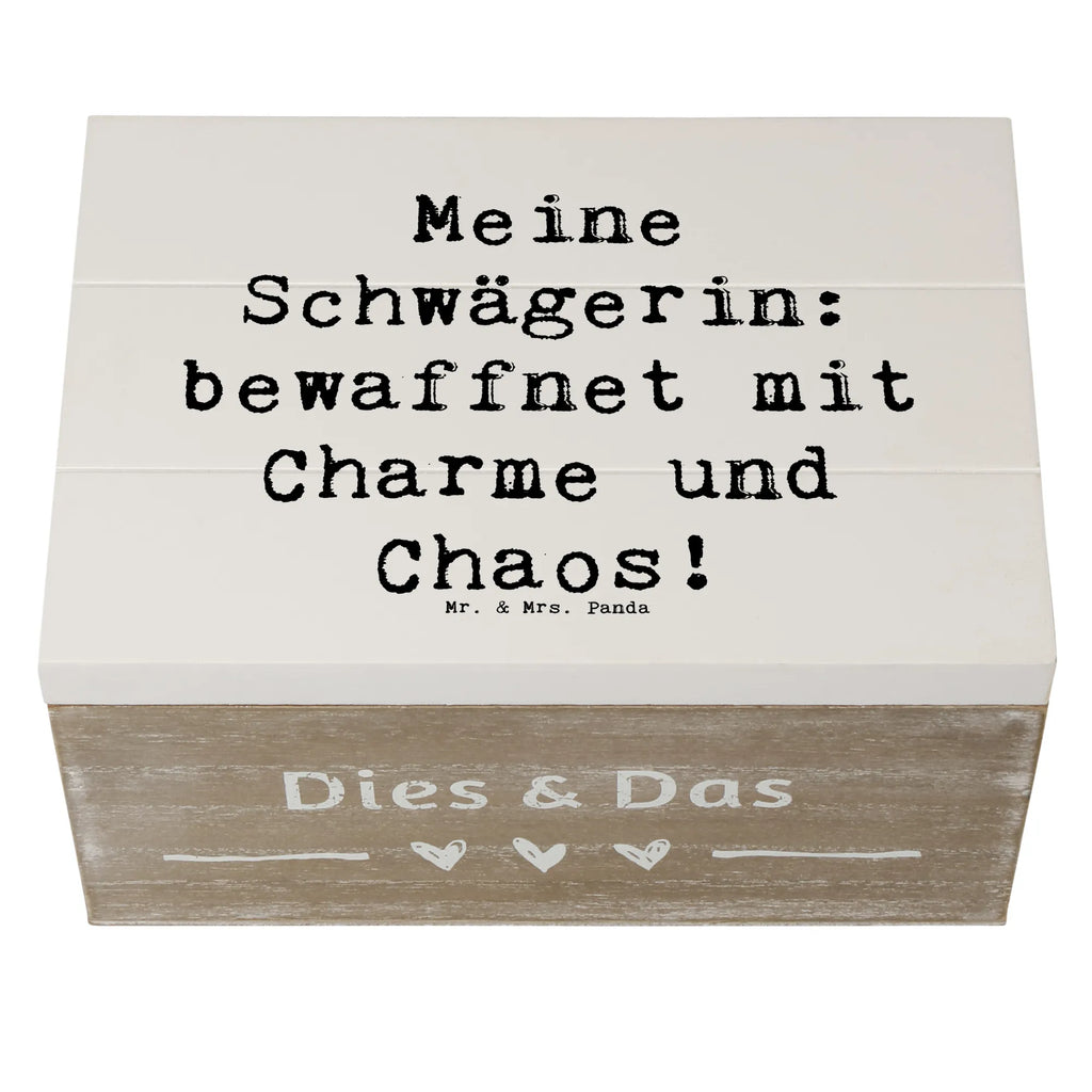 Holzkiste Spruch Schwägerin Charmant Chaos Holzkiste, Geschenkdose, Kiste, Erinnerungsbox, Schatulle, Dekokiste, Geschenkbox, XXL, Erinnerungskiste, Schatzkiste, Truhe, Aufbewahrungsbox, Familie, Vatertag, Muttertag, Bruder, Schwester, Mama, Papa, Oma, Opa