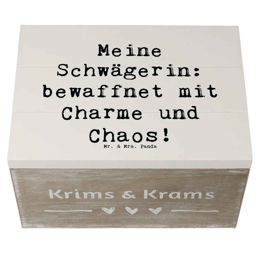 Holzkiste Spruch Schwägerin Charmant Chaos Holzkiste, Geschenkdose, Kiste, Erinnerungsbox, Schatulle, Dekokiste, Geschenkbox, XXL, Erinnerungskiste, Schatzkiste, Truhe, Aufbewahrungsbox, Familie, Vatertag, Muttertag, Bruder, Schwester, Mama, Papa, Oma, Opa