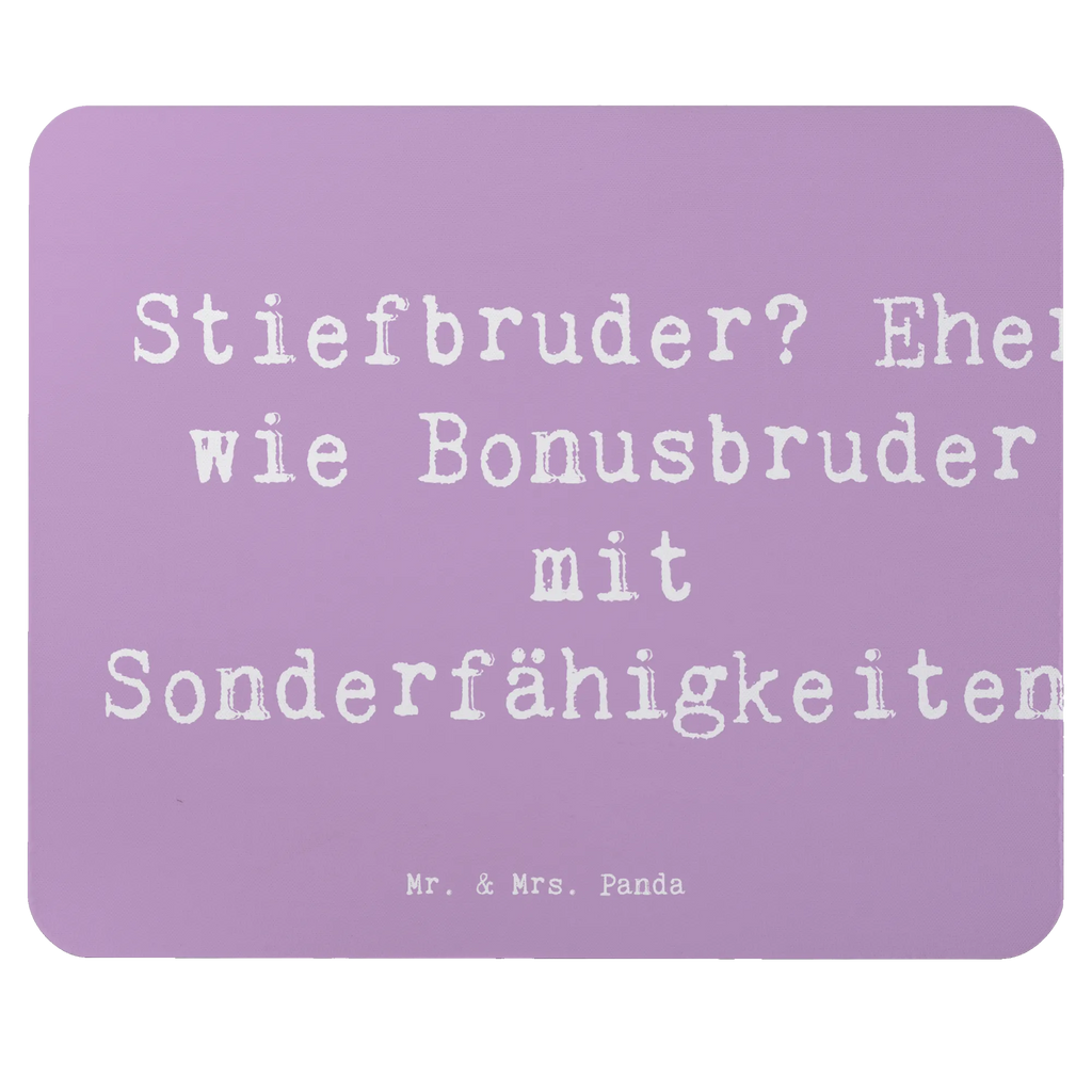 Mouse mat Saying Stiefbruder? Eher wie Bonusbruder mit Sonderfähigkeiten! Mousepad, Computer zubehör, Büroausstattung, PC Zubehör, Arbeitszimmer, Mauspad, Einzigartiges Mauspad, Designer Mauspad, Mausunterlage, Mauspad Büro, Familie, Vatertag, Muttertag, Bruder, Schwester, Mama, Papa, Oma, Opa