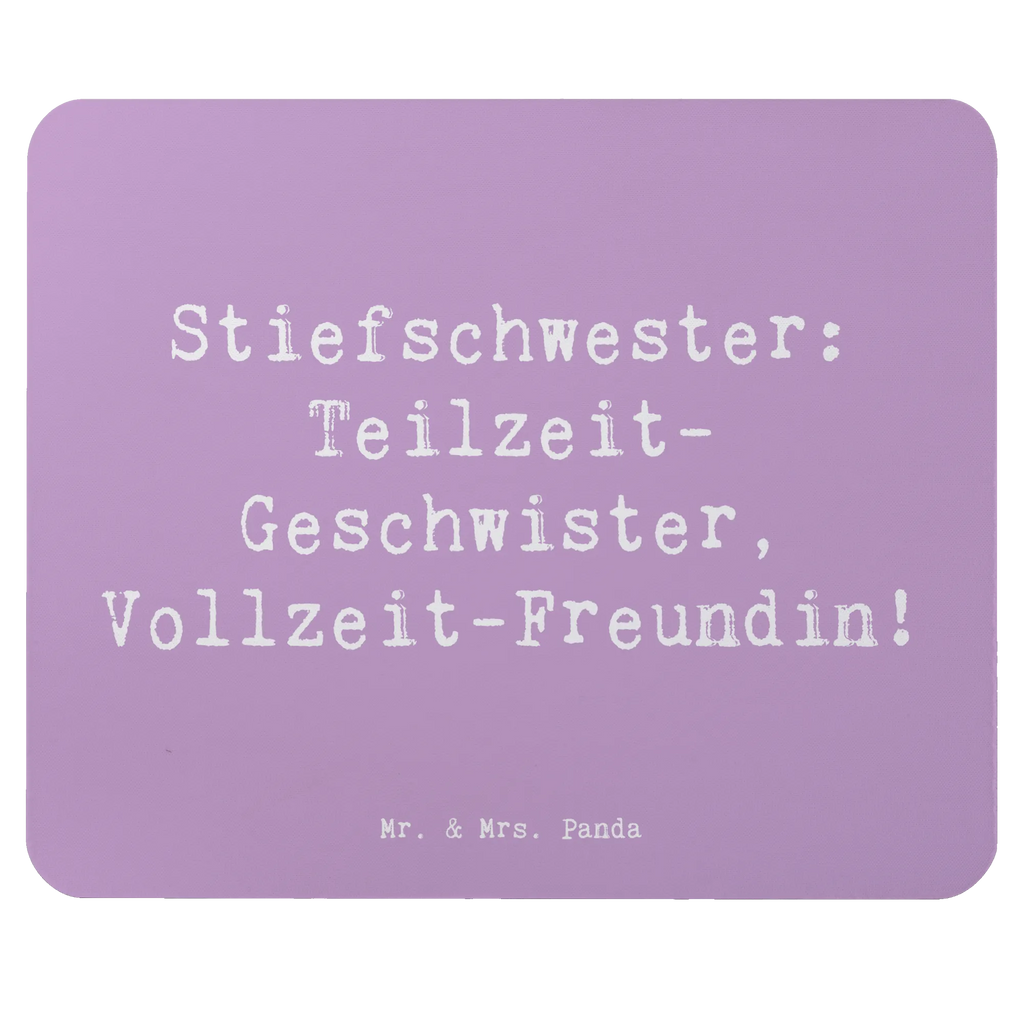 Mouse mat Saying Stiefschwester: Teilzeit-Geschwister, Vollzeit-Freundin! Mousepad, Computer zubehör, Büroausstattung, PC Zubehör, Arbeitszimmer, Mauspad, Einzigartiges Mauspad, Designer Mauspad, Mausunterlage, Mauspad Büro, Familie, Vatertag, Muttertag, Bruder, Schwester, Mama, Papa, Oma, Opa