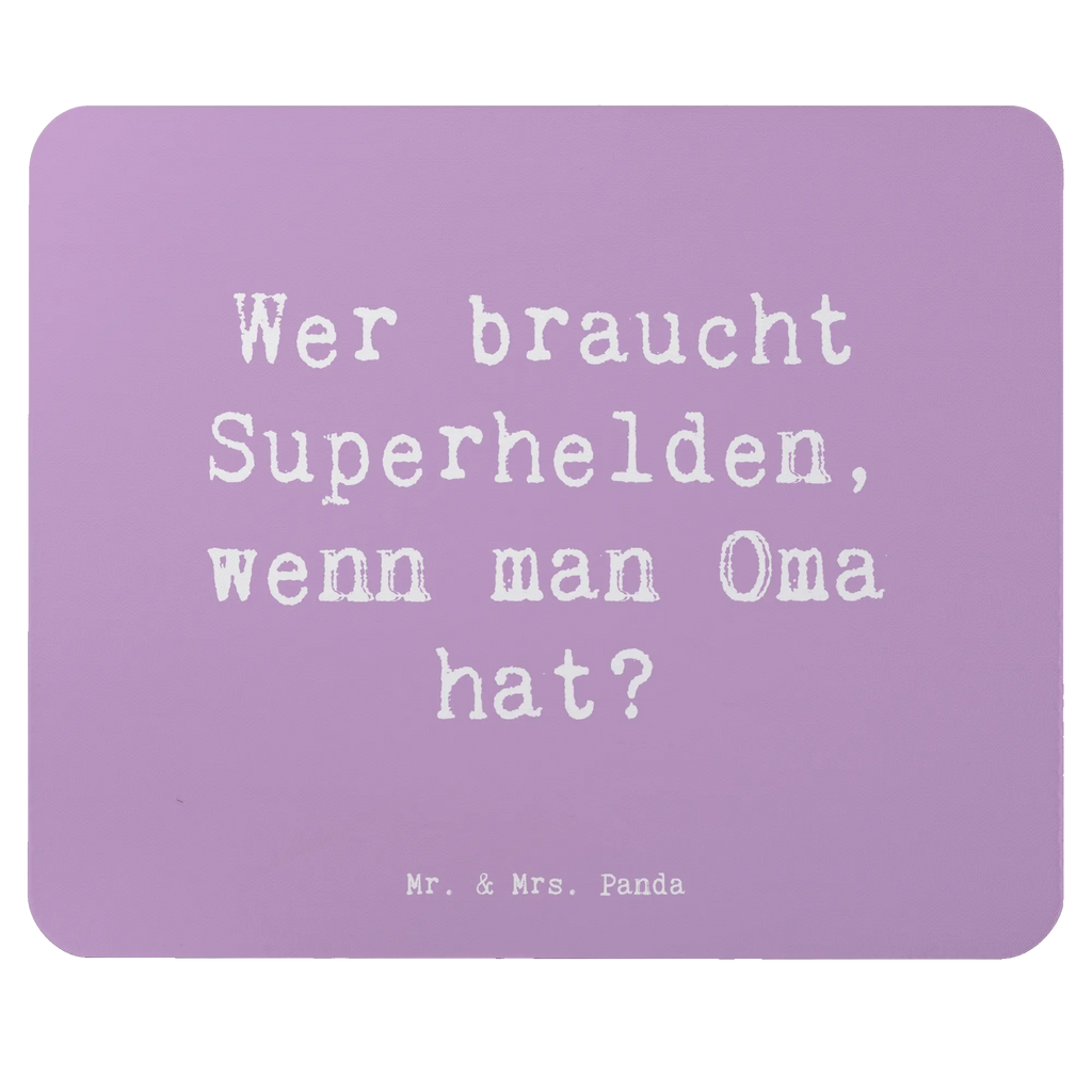 Mouse mat Saying Wer braucht Superhelden, wenn man Oma hat? Mousepad, Computer zubehör, Büroausstattung, PC Zubehör, Arbeitszimmer, Mauspad, Einzigartiges Mauspad, Designer Mauspad, Mausunterlage, Mauspad Büro, Familie, Vatertag, Muttertag, Bruder, Schwester, Mama, Papa, Oma, Opa