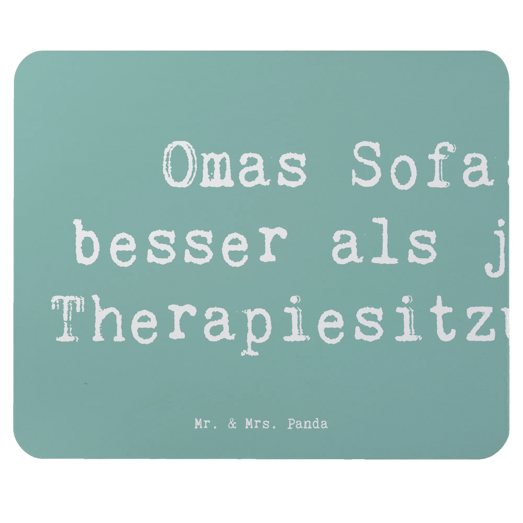 Mouse mat Saying Omas Sofa: besser als jede Therapiesitzung! Mousepad, Computer zubehör, Büroausstattung, PC Zubehör, Arbeitszimmer, Mauspad, Einzigartiges Mauspad, Designer Mauspad, Mausunterlage, Mauspad Büro, Familie, Vatertag, Muttertag, Bruder, Schwester, Mama, Papa, Oma, Opa