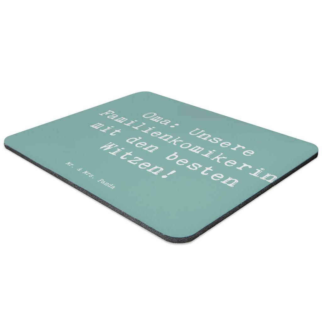 Mouse mat Saying Oma: Unsere Familienkomikerin mit den besten Witzen! Mousepad, Computer zubehör, Büroausstattung, PC Zubehör, Arbeitszimmer, Mauspad, Einzigartiges Mauspad, Designer Mauspad, Mausunterlage, Mauspad Büro, Familie, Vatertag, Muttertag, Bruder, Schwester, Mama, Papa, Oma, Opa