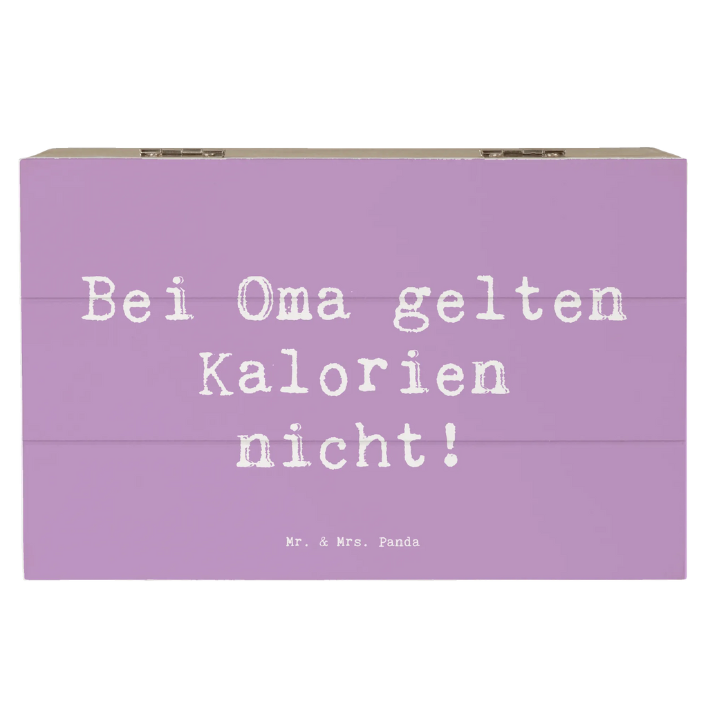 Holzkiste Spruch Oma Kalorien Kiste, Dekokiste, Aufbewahrungsbox, Schatzkiste, Erinnerungskiste, Erinnerungsbox, Schatulle, Geschenkdose, XXL, Truhe, Geschenkbox, Holzkiste, Familie, Vatertag, Muttertag, Bruder, Schwester, Mama, Papa, Oma, Opa