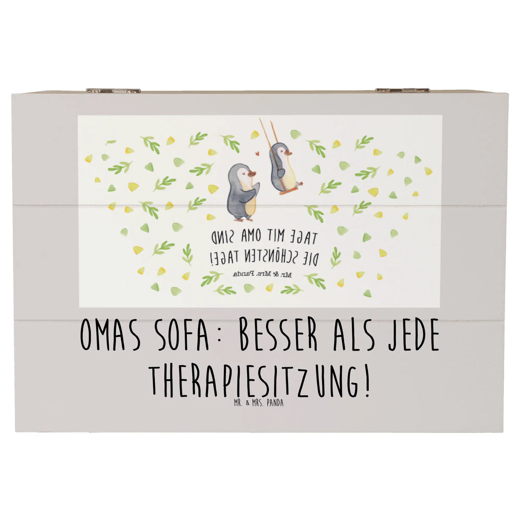 Wooden chest Omas Sofa: besser als jede Therapiesitzung! Erinnerungsbox, Geschenkdose, Aufbewahrungsbox, Dekokiste, Truhe, Schatulle, Holzkiste, Kiste, Erinnerungskiste, Geschenkbox, XXL, Schatzkiste, Familie, Vatertag, Muttertag, Bruder, Schwester, Mama, Papa, Oma, Opa