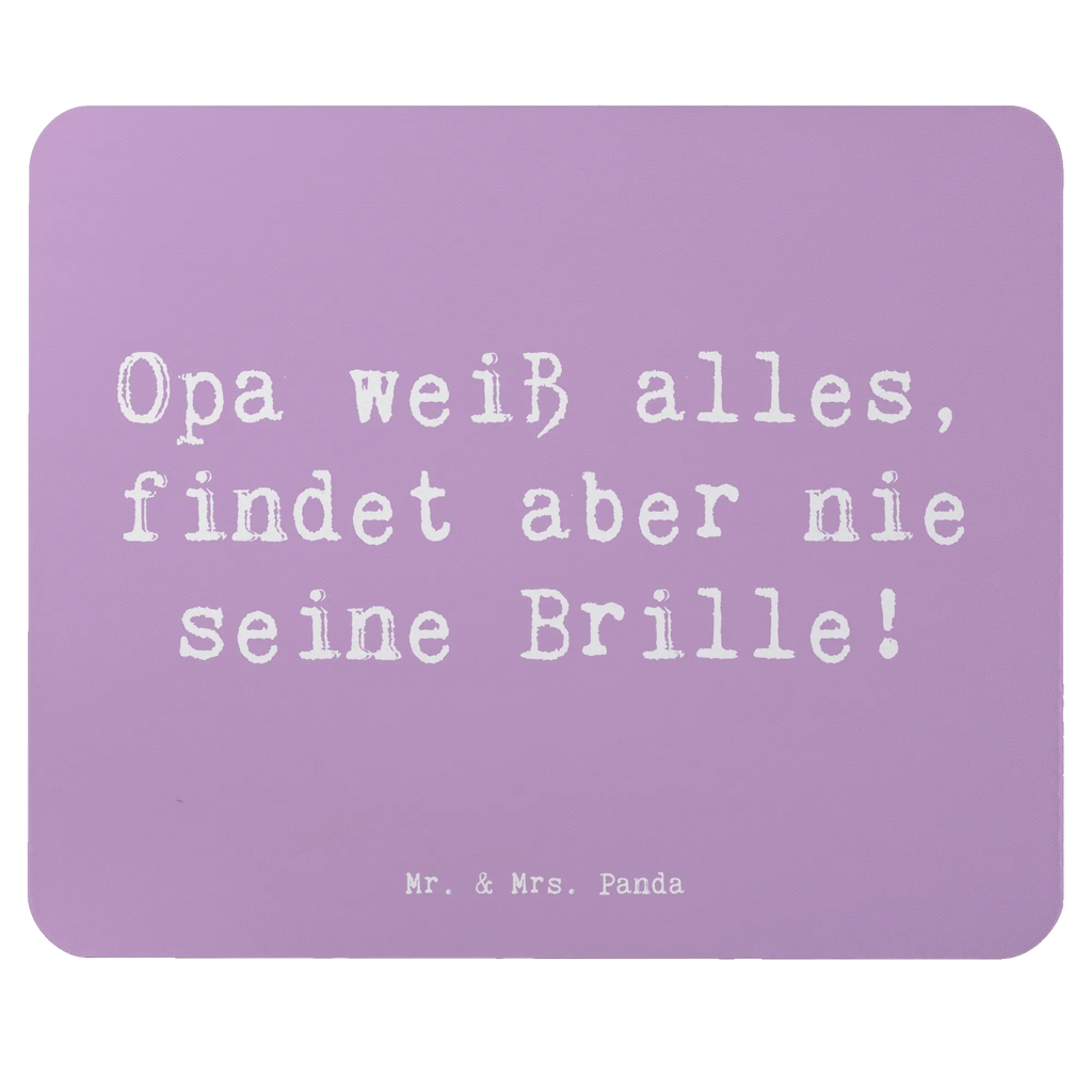 Mouse mat Saying Opa weiß alles, findet aber nie seine Brille! Mousepad, Computer zubehör, Büroausstattung, PC Zubehör, Arbeitszimmer, Mauspad, Einzigartiges Mauspad, Designer Mauspad, Mausunterlage, Mauspad Büro, Familie, Vatertag, Muttertag, Bruder, Schwester, Mama, Papa, Oma, Opa