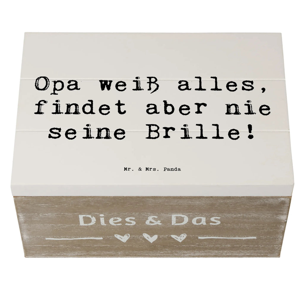 Holzkiste Spruch Opa Wissen Erinnerungsbox, Erinnerungskiste, XXL, Schatulle, Kiste, Geschenkbox, Dekokiste, Holzkiste, Geschenkdose, Aufbewahrungsbox, Schatzkiste, Truhe, Familie, Vatertag, Muttertag, Bruder, Schwester, Mama, Papa, Oma, Opa