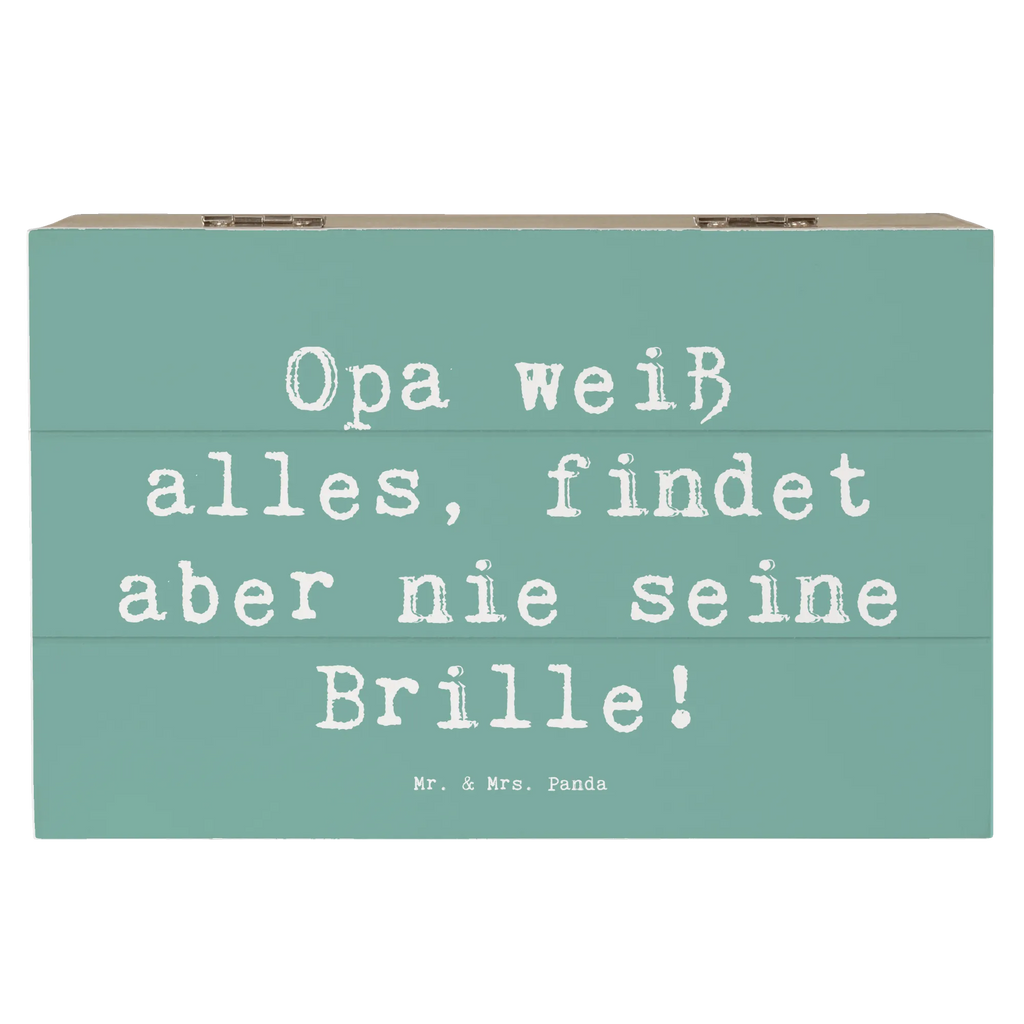 Holzkiste Spruch Opa Wissen Erinnerungsbox, Erinnerungskiste, XXL, Schatulle, Kiste, Geschenkbox, Dekokiste, Holzkiste, Geschenkdose, Aufbewahrungsbox, Schatzkiste, Truhe, Familie, Vatertag, Muttertag, Bruder, Schwester, Mama, Papa, Oma, Opa