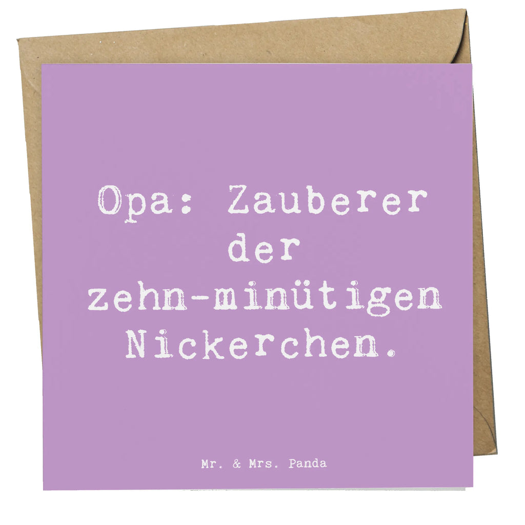 Deluxe Karte Spruch Opa Nickerchenmeister Hochwertige Grußkarte, Hochzeitskarte, Einladungskarte, Karte, Glückwunschkarte, Klappkarte, Hochwertige Klappkarte, Grußkarte, Geburtstagskarte, Familie, Vatertag, Muttertag, Bruder, Schwester, Mama, Papa, Oma, Opa