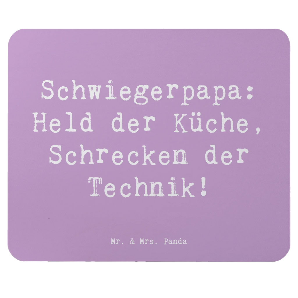 Mouse mat Saying Schwiegerpapa: Held der Küche, Schrecken der Technik! Mousepad, Computer zubehör, Büroausstattung, PC Zubehör, Arbeitszimmer, Mauspad, Einzigartiges Mauspad, Designer Mauspad, Mausunterlage, Mauspad Büro, Familie, Vatertag, Muttertag, Bruder, Schwester, Mama, Papa, Oma, Opa