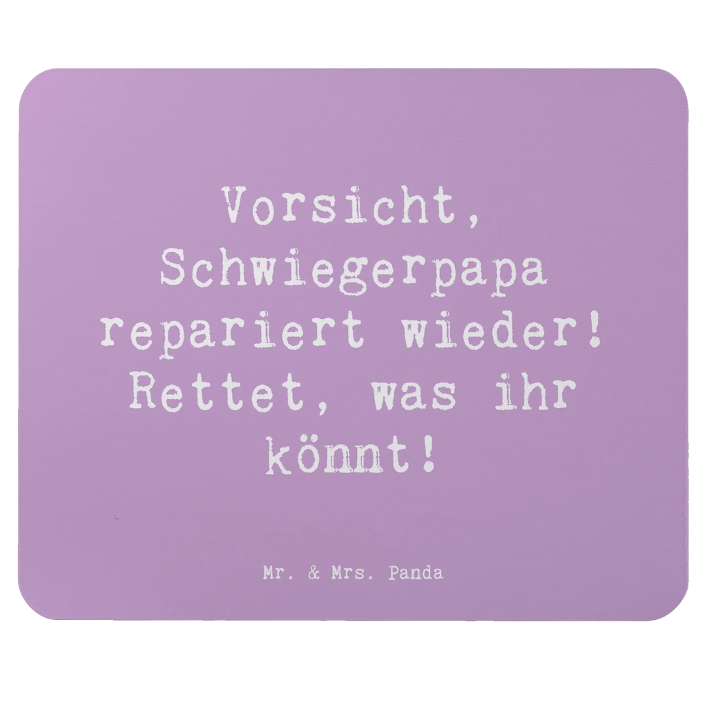 Mouse mat Saying Vorsicht, Schwiegerpapa repariert wieder! Rettet, was ihr könnt! Mousepad, Computer zubehör, Büroausstattung, PC Zubehör, Arbeitszimmer, Mauspad, Einzigartiges Mauspad, Designer Mauspad, Mausunterlage, Mauspad Büro, Familie, Vatertag, Muttertag, Bruder, Schwester, Mama, Papa, Oma, Opa