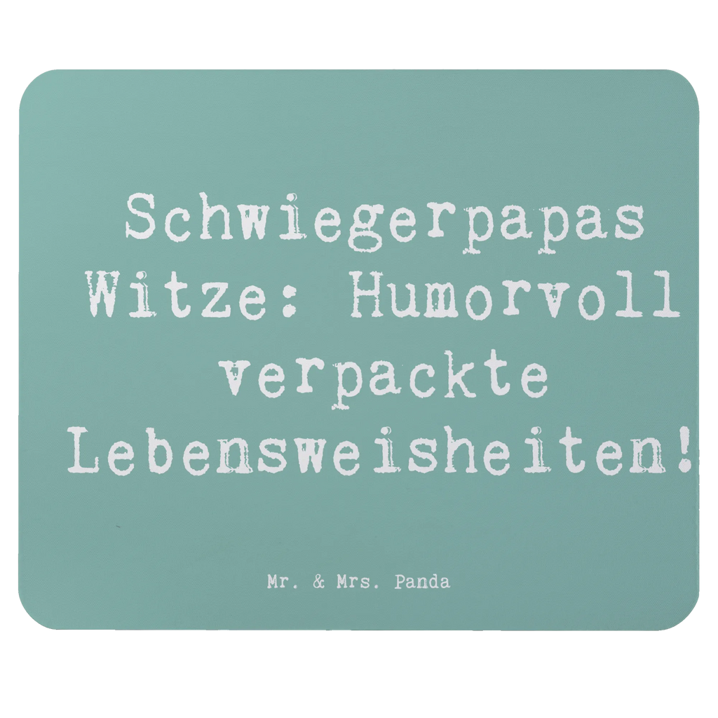 Mouse mat Saying Schwiegerpapas Witze: Humorvoll verpackte Lebensweisheiten! Mousepad, Computer zubehör, Büroausstattung, PC Zubehör, Arbeitszimmer, Mauspad, Einzigartiges Mauspad, Designer Mauspad, Mausunterlage, Mauspad Büro, Familie, Vatertag, Muttertag, Bruder, Schwester, Mama, Papa, Oma, Opa
