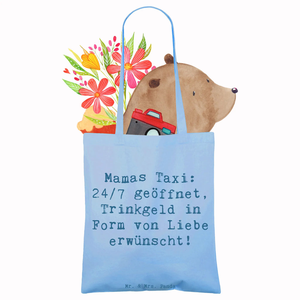 Tragetasche Spruch Mamas Taxi Beuteltasche, Beutel, Einkaufstasche, Jutebeutel, Stoffbeutel, Tasche, Shopper, Umhängetasche, Strandtasche, Schultertasche, Stofftasche, Tragetasche, Badetasche, Jutetasche, Einkaufstüte, Laptoptasche, Familie, Vatertag, Muttertag, Bruder, Schwester, Mama, Papa, Oma, Opa