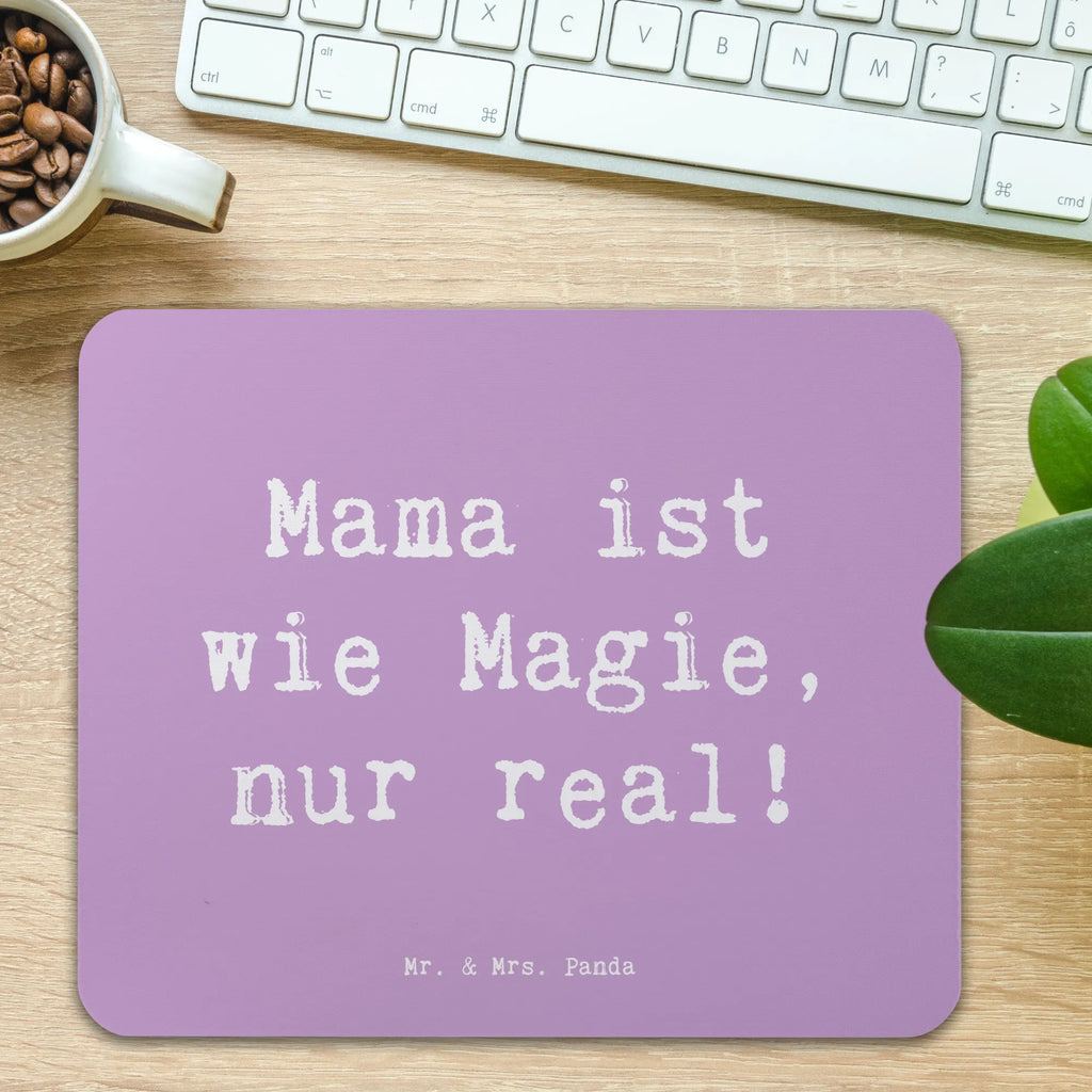 Mouse mat Saying Mama ist wie Magie, nur real! Mousepad, Computer zubehör, Büroausstattung, PC Zubehör, Arbeitszimmer, Mauspad, Einzigartiges Mauspad, Designer Mauspad, Mausunterlage, Mauspad Büro, Familie, Vatertag, Muttertag, Bruder, Schwester, Mama, Papa, Oma, Opa
