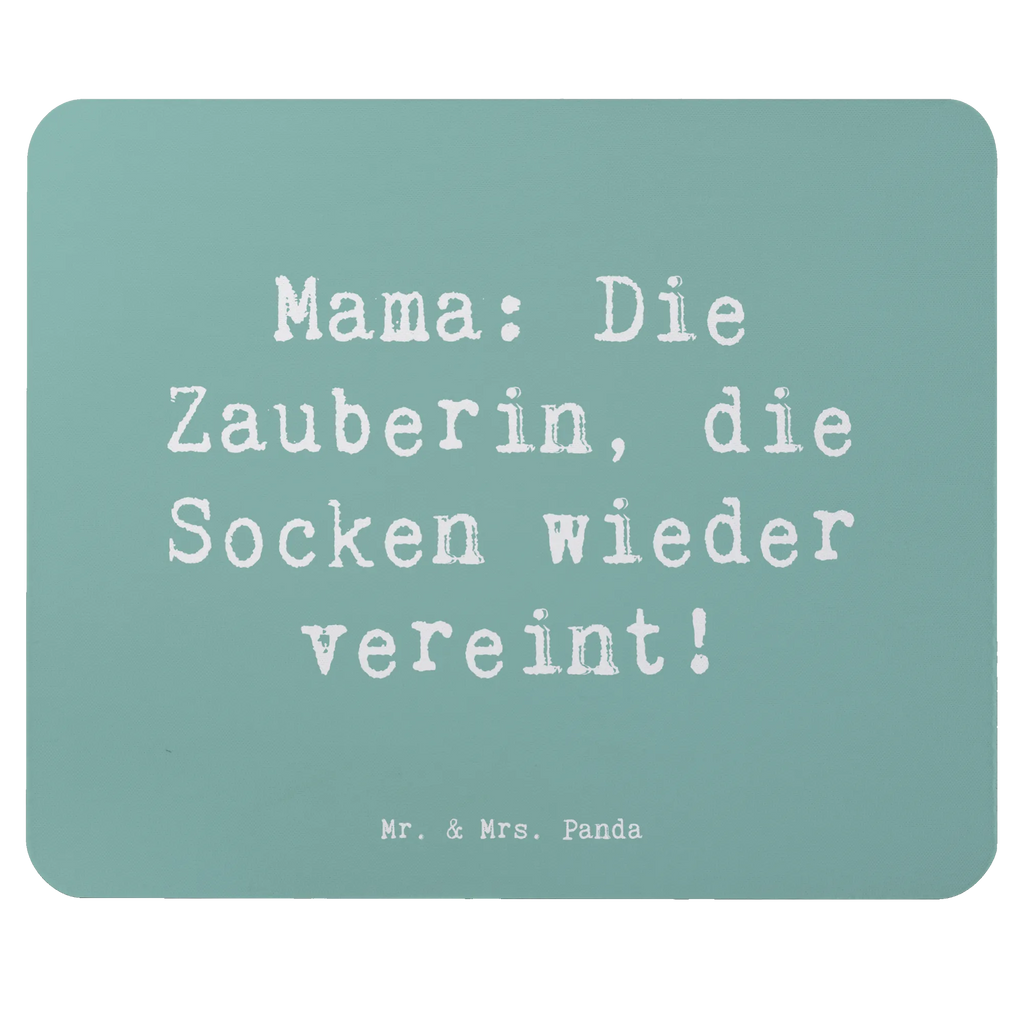 Mouse mat Saying Mama: Die Zauberin, die Socken wieder vereint! Mousepad, Computer zubehör, Büroausstattung, PC Zubehör, Arbeitszimmer, Mauspad, Einzigartiges Mauspad, Designer Mauspad, Mausunterlage, Mauspad Büro, Familie, Vatertag, Muttertag, Bruder, Schwester, Mama, Papa, Oma, Opa
