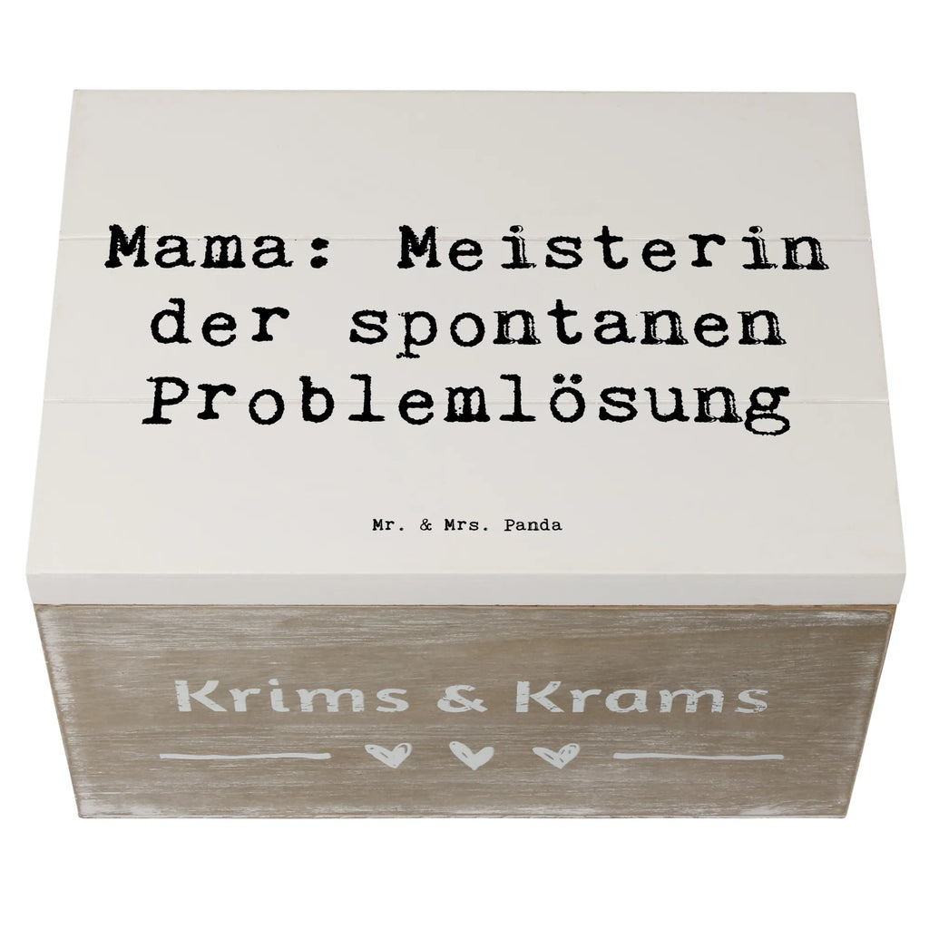 Holzkiste Spruch Mama Meisterin Erinnerungskiste, Geschenkdose, Schatzkiste, Kiste, Dekokiste, XXL, Erinnerungsbox, Schatulle, Aufbewahrungsbox, Truhe, Geschenkbox, Holzkiste, Familie, Vatertag, Muttertag, Bruder, Schwester, Mama, Papa, Oma, Opa