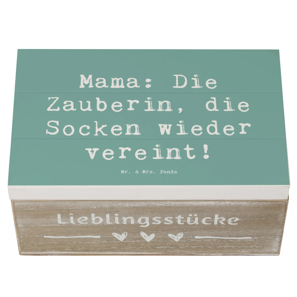 Holzkiste Spruch Mama Zauberin Schatzkiste, Erinnerungsbox, Schatulle, Erinnerungskiste, Geschenkbox, Dekokiste, Kiste, XXL, Geschenkdose, Aufbewahrungsbox, Truhe, Holzkiste, Familie, Vatertag, Muttertag, Bruder, Schwester, Mama, Papa, Oma, Opa