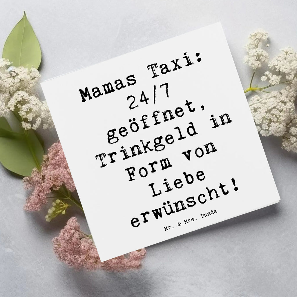 Deluxe Card Saying Mamas Taxi: 24/7 geöffnet, Trinkgeld in Form von Liebe erwünscht! Geburtstagskarte, Hochwertige Grußkarte, Glückwunschkarte, Karte, Hochwertige Klappkarte, Einladungskarte, Hochzeitskarte, Grußkarte, Klappkarte, Familie, Vatertag, Muttertag, Bruder, Schwester, Mama, Papa, Oma, Opa