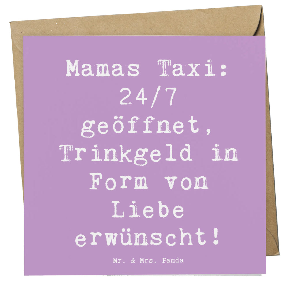 Deluxe Card Saying Mamas Taxi: 24/7 geöffnet, Trinkgeld in Form von Liebe erwünscht! Geburtstagskarte, Hochwertige Grußkarte, Glückwunschkarte, Karte, Hochwertige Klappkarte, Einladungskarte, Hochzeitskarte, Grußkarte, Klappkarte, Familie, Vatertag, Muttertag, Bruder, Schwester, Mama, Papa, Oma, Opa