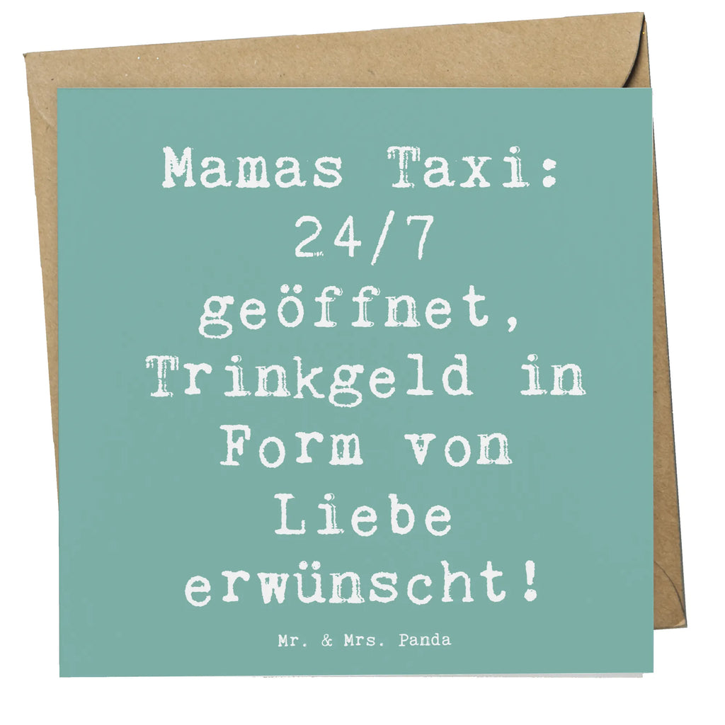 Deluxe Card Saying Mamas Taxi: 24/7 geöffnet, Trinkgeld in Form von Liebe erwünscht! Geburtstagskarte, Hochwertige Grußkarte, Glückwunschkarte, Karte, Hochwertige Klappkarte, Einladungskarte, Hochzeitskarte, Grußkarte, Klappkarte, Familie, Vatertag, Muttertag, Bruder, Schwester, Mama, Papa, Oma, Opa