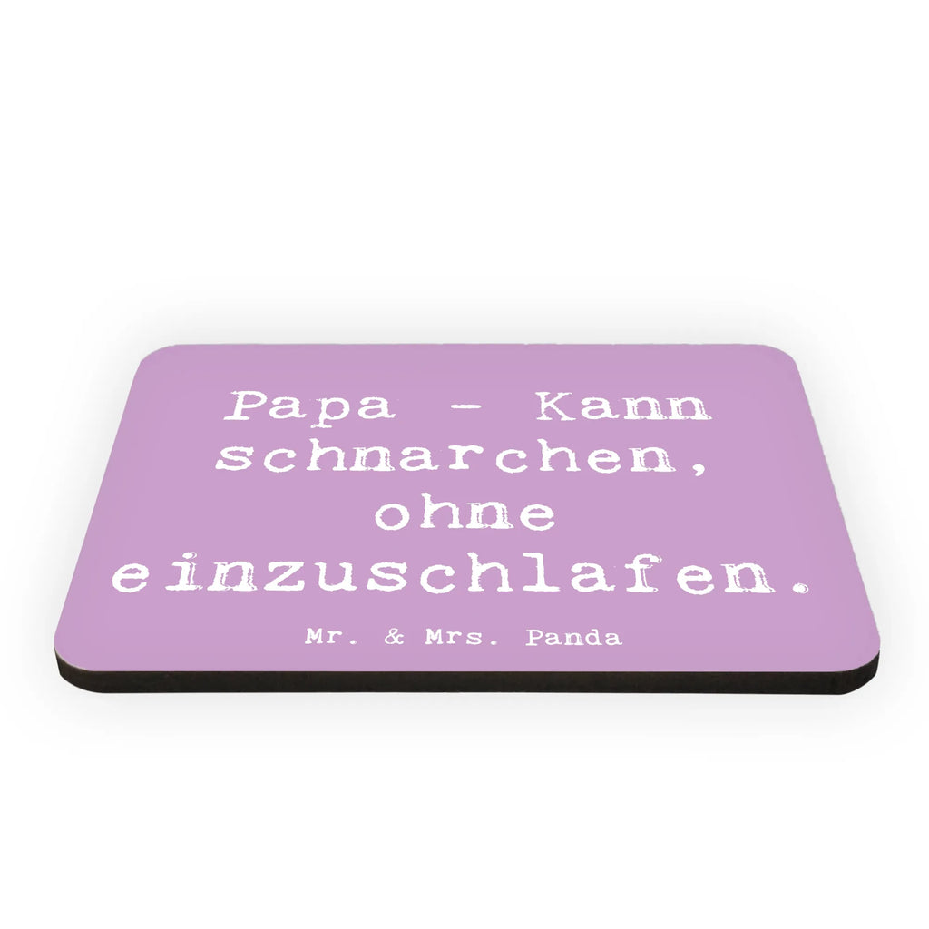 Magnet Saying Papa - Kann schnarchen, ohne einzuschlafen. Kühlschrankmagnet, Pinnwandmagnet, Souvenir Magnet, Motivmagnete, Dekomagnet, Whiteboard Magnet, Notiz Magnet, Kühlschrank Dekoration, Familie, Vatertag, Muttertag, Bruder, Schwester, Mama, Papa, Oma, Opa