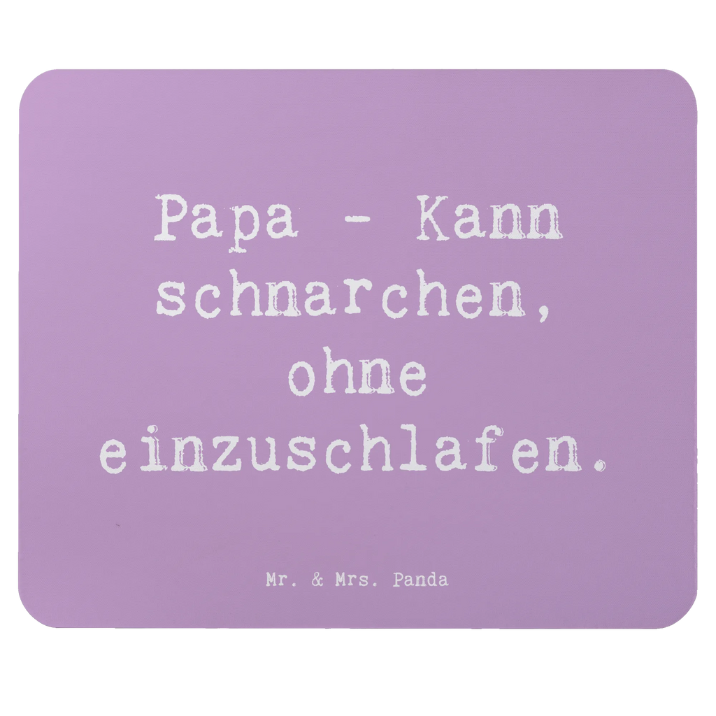 Mouse mat Saying Papa - Kann schnarchen, ohne einzuschlafen. Mousepad, Computer zubehör, Büroausstattung, PC Zubehör, Arbeitszimmer, Mauspad, Einzigartiges Mauspad, Designer Mauspad, Mausunterlage, Mauspad Büro, Familie, Vatertag, Muttertag, Bruder, Schwester, Mama, Papa, Oma, Opa