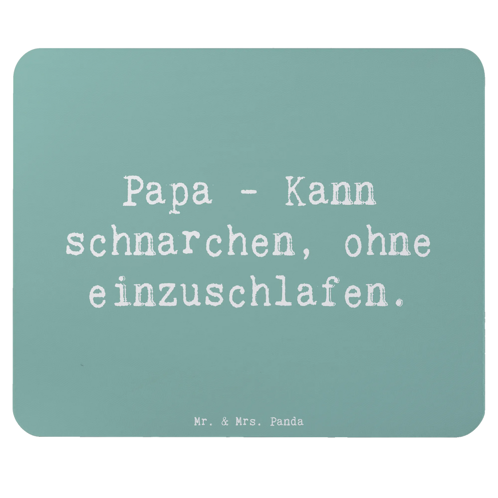 Mouse mat Saying Papa - Kann schnarchen, ohne einzuschlafen. Mousepad, Computer zubehör, Büroausstattung, PC Zubehör, Arbeitszimmer, Mauspad, Einzigartiges Mauspad, Designer Mauspad, Mausunterlage, Mauspad Büro, Familie, Vatertag, Muttertag, Bruder, Schwester, Mama, Papa, Oma, Opa