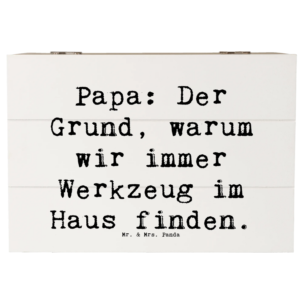 Holzkiste Spruch Papa Werkzeug Geschenkdose, Holzkiste, XXL, Truhe, Dekokiste, Aufbewahrungsbox, Kiste, Erinnerungskiste, Schatzkiste, Schatulle, Erinnerungsbox, Geschenkbox, Familie, Vatertag, Muttertag, Bruder, Schwester, Mama, Papa, Oma, Opa