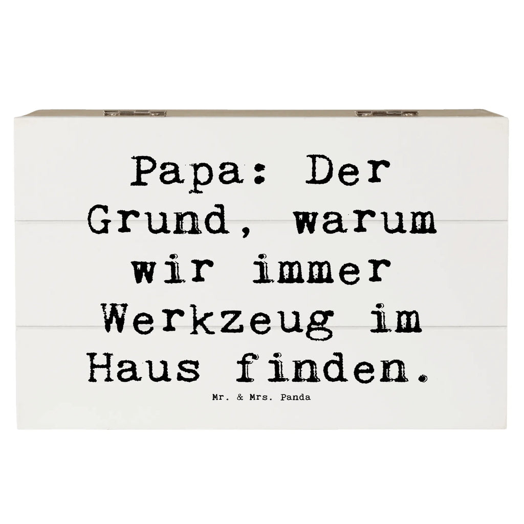 Holzkiste Spruch Papa Werkzeug Geschenkdose, Holzkiste, XXL, Truhe, Dekokiste, Aufbewahrungsbox, Kiste, Erinnerungskiste, Schatzkiste, Schatulle, Erinnerungsbox, Geschenkbox, Familie, Vatertag, Muttertag, Bruder, Schwester, Mama, Papa, Oma, Opa