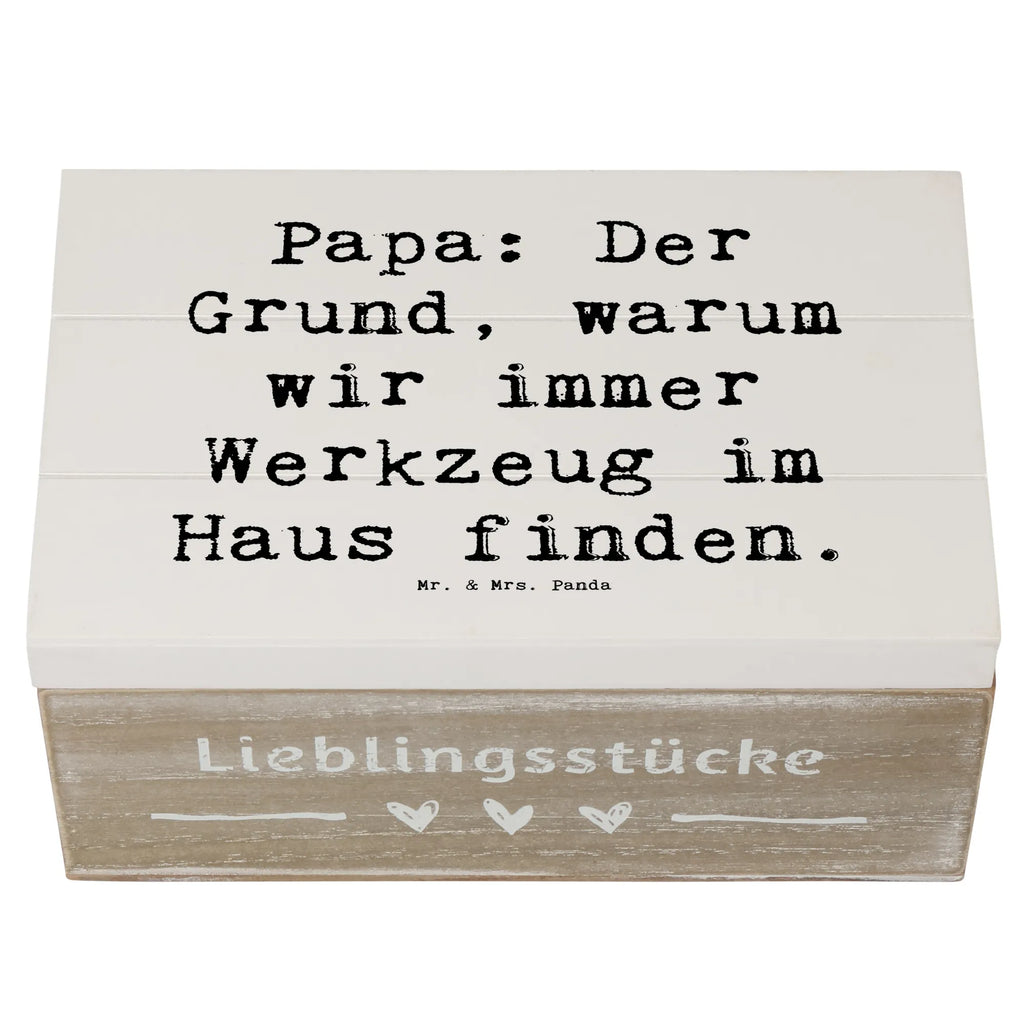 Holzkiste Spruch Papa Werkzeug Geschenkdose, Holzkiste, XXL, Truhe, Dekokiste, Aufbewahrungsbox, Kiste, Erinnerungskiste, Schatzkiste, Schatulle, Erinnerungsbox, Geschenkbox, Familie, Vatertag, Muttertag, Bruder, Schwester, Mama, Papa, Oma, Opa