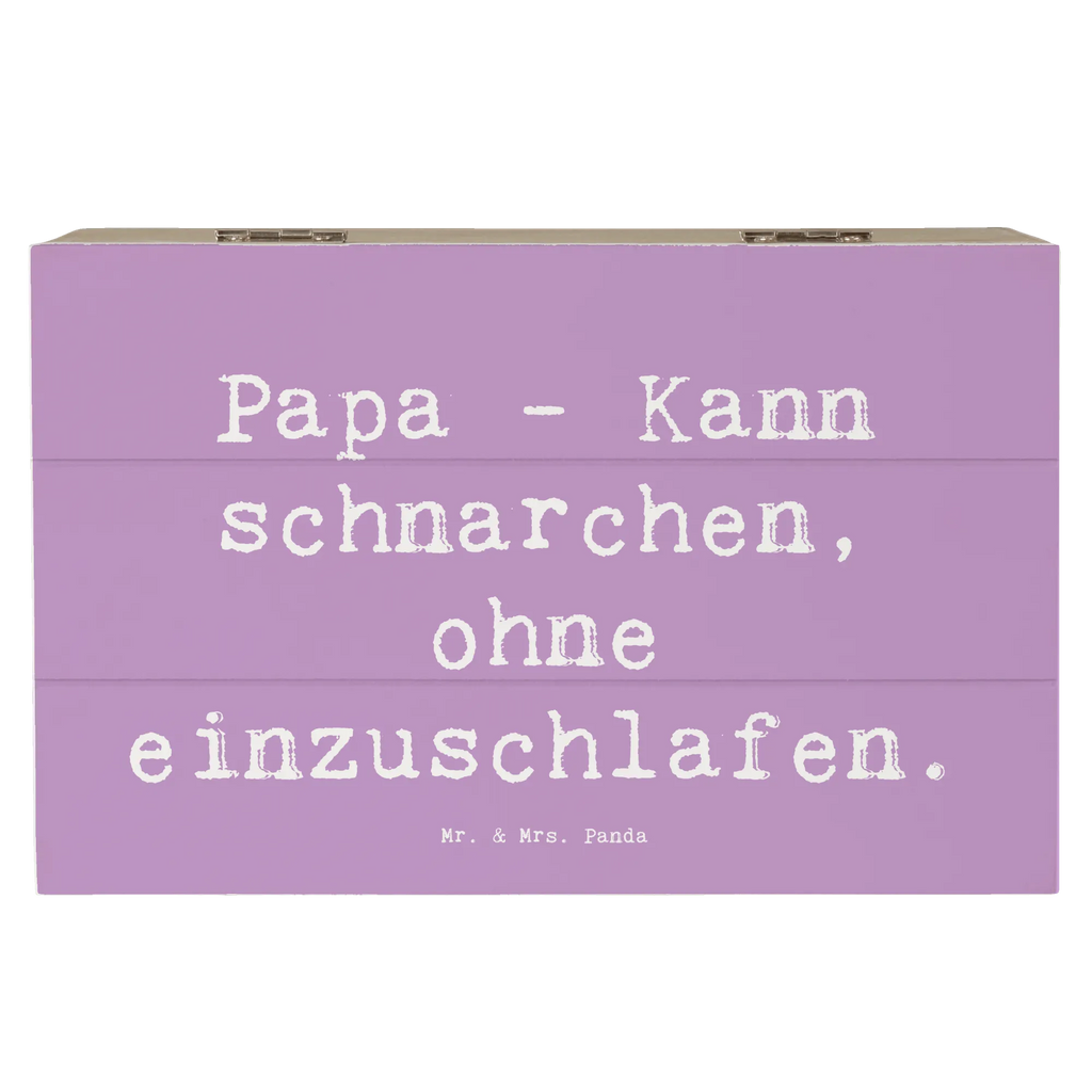 Holzkiste Spruch Papa Schnarchen Geschenkdose, Erinnerungskiste, Dekokiste, Kiste, Schatzkiste, Geschenkbox, Schatulle, Holzkiste, Truhe, Erinnerungsbox, XXL, Aufbewahrungsbox, Familie, Vatertag, Muttertag, Bruder, Schwester, Mama, Papa, Oma, Opa
