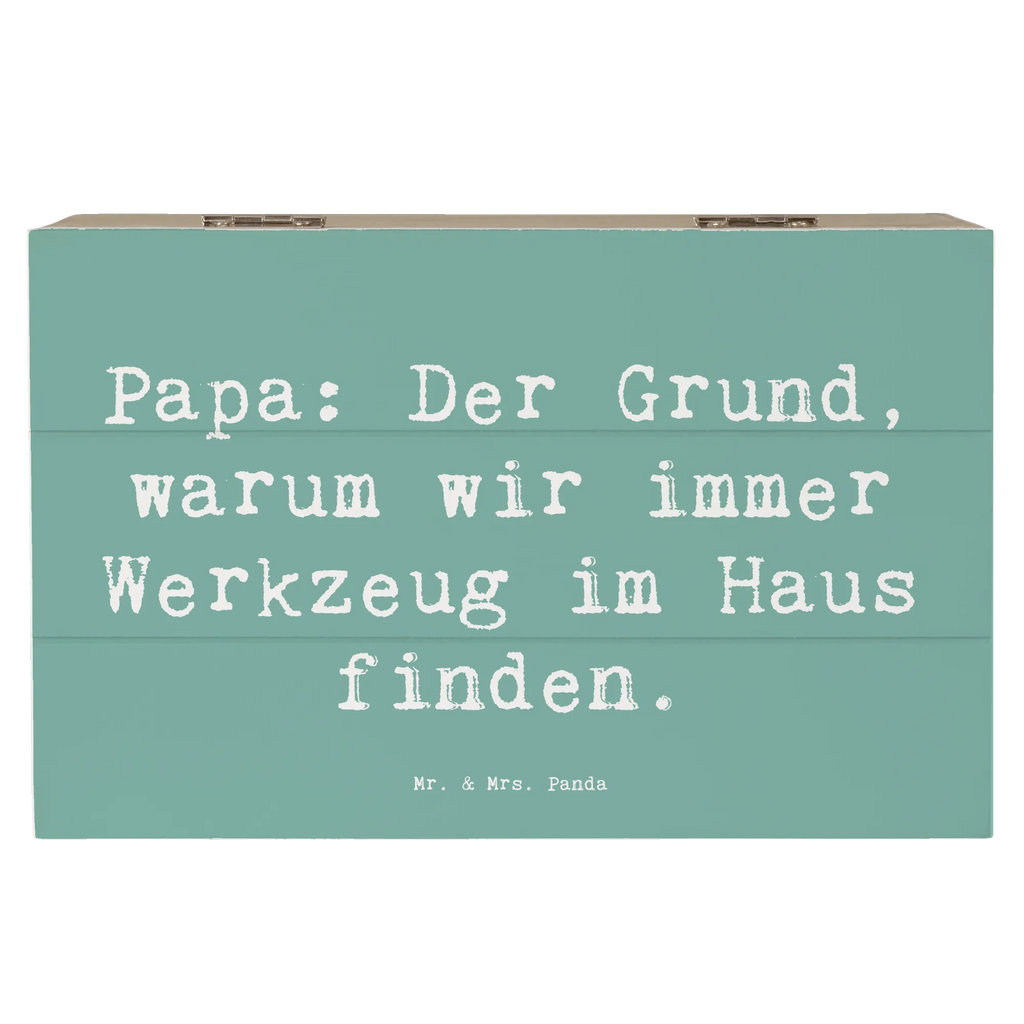 Holzkiste Spruch Papa Werkzeug Geschenkdose, Holzkiste, XXL, Truhe, Dekokiste, Aufbewahrungsbox, Kiste, Erinnerungskiste, Schatzkiste, Schatulle, Erinnerungsbox, Geschenkbox, Familie, Vatertag, Muttertag, Bruder, Schwester, Mama, Papa, Oma, Opa