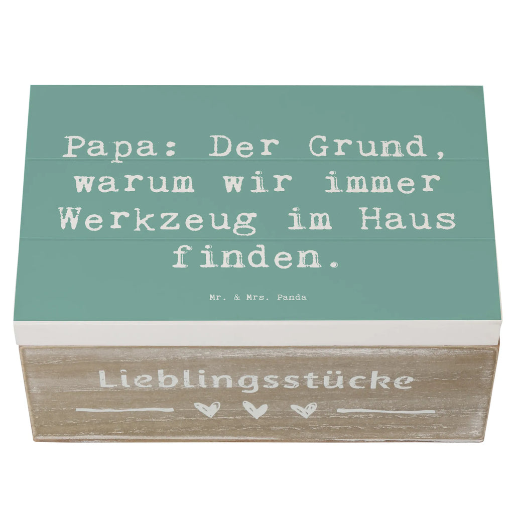Holzkiste Spruch Papa Werkzeug Geschenkdose, Holzkiste, XXL, Truhe, Dekokiste, Aufbewahrungsbox, Kiste, Erinnerungskiste, Schatzkiste, Schatulle, Erinnerungsbox, Geschenkbox, Familie, Vatertag, Muttertag, Bruder, Schwester, Mama, Papa, Oma, Opa
