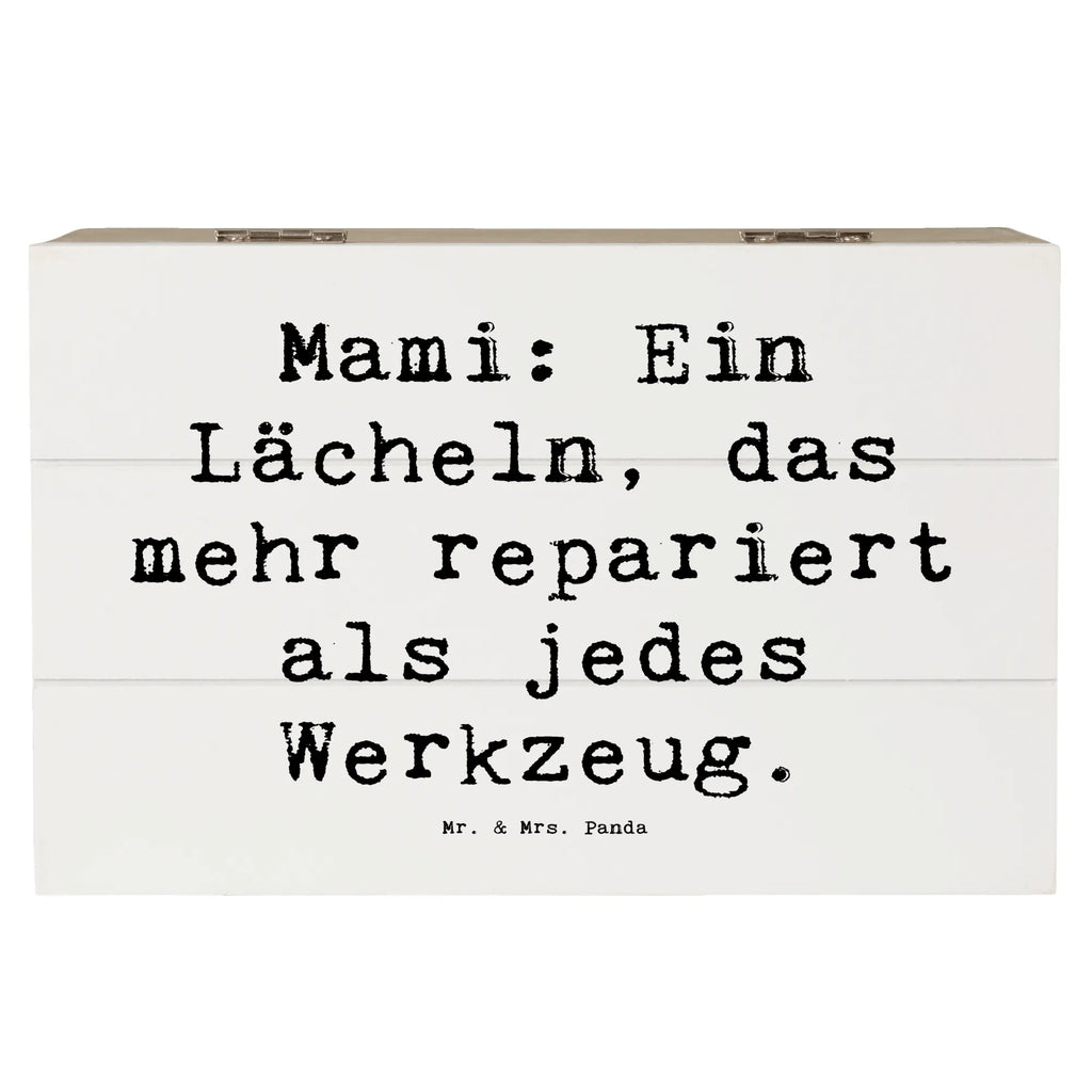 Holzkiste Spruch Mami Lächeln Geschenkbox, Erinnerungskiste, Dekokiste, Truhe, Kiste, Holzkiste, Erinnerungsbox, Geschenkdose, Schatulle, Schatzkiste, Aufbewahrungsbox, XXL, Familie, Vatertag, Muttertag, Bruder, Schwester, Mama, Papa, Oma, Opa