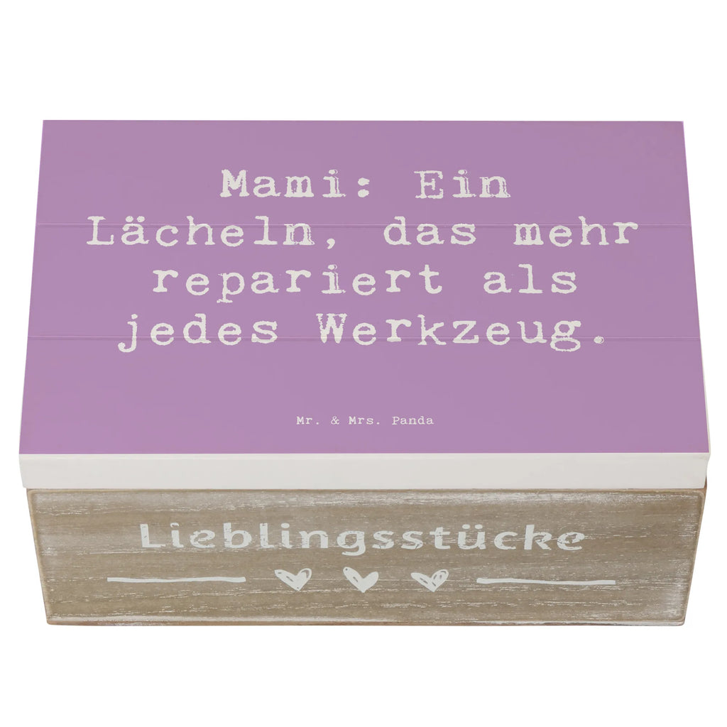 Holzkiste Spruch Mami Lächeln Geschenkbox, Erinnerungskiste, Dekokiste, Truhe, Kiste, Holzkiste, Erinnerungsbox, Geschenkdose, Schatulle, Schatzkiste, Aufbewahrungsbox, XXL, Familie, Vatertag, Muttertag, Bruder, Schwester, Mama, Papa, Oma, Opa