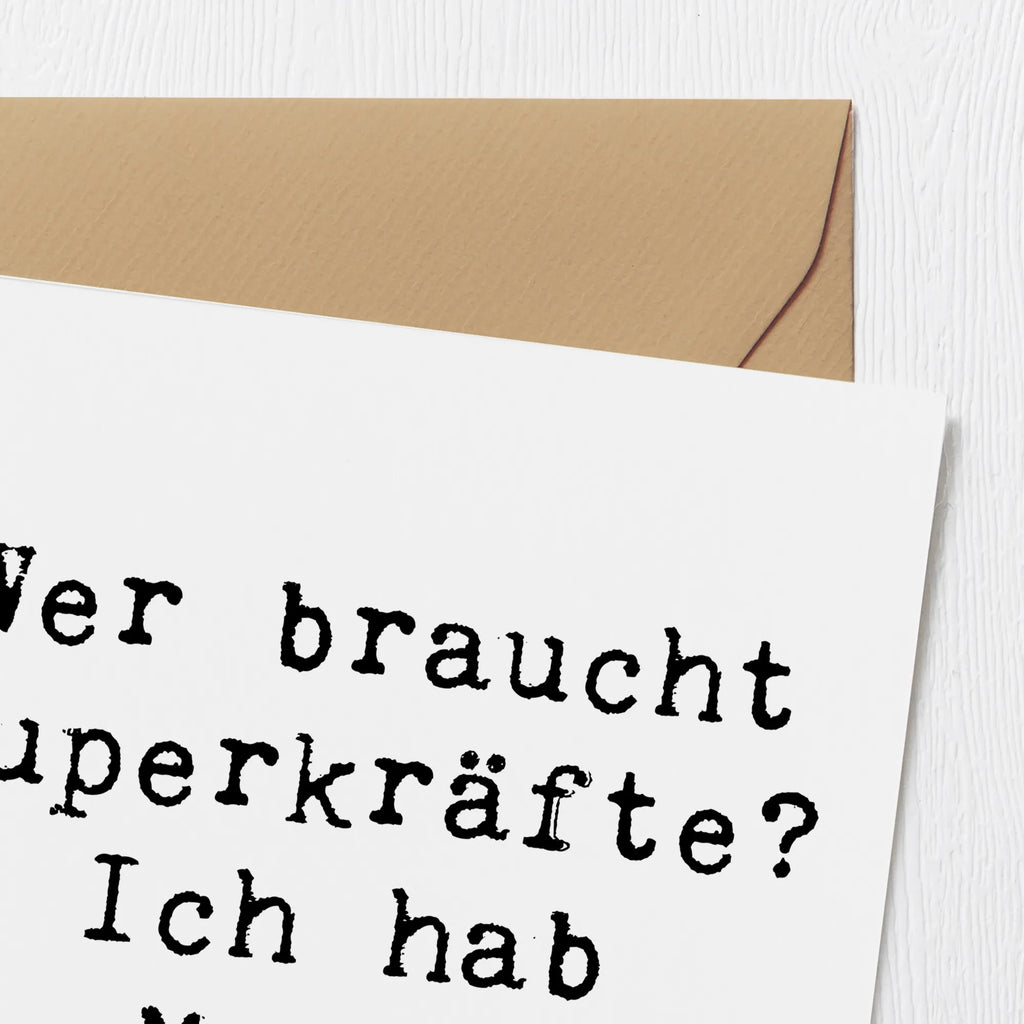 Deluxe Karte Spruch Mami Magie Grußkarte, Klappkarte, Hochwertige Klappkarte, Karte, Hochzeitskarte, Glückwunschkarte, Geburtstagskarte, Hochwertige Grußkarte, Einladungskarte, Familie, Vatertag, Muttertag, Bruder, Schwester, Mama, Papa, Oma, Opa
