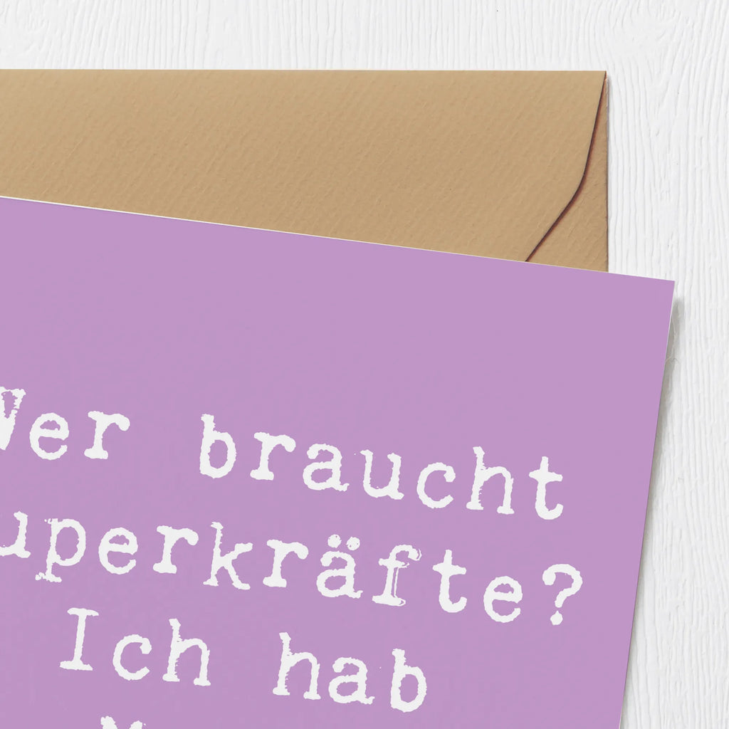 Deluxe Karte Spruch Mami Magie Grußkarte, Klappkarte, Hochwertige Klappkarte, Karte, Hochzeitskarte, Glückwunschkarte, Geburtstagskarte, Hochwertige Grußkarte, Einladungskarte, Familie, Vatertag, Muttertag, Bruder, Schwester, Mama, Papa, Oma, Opa