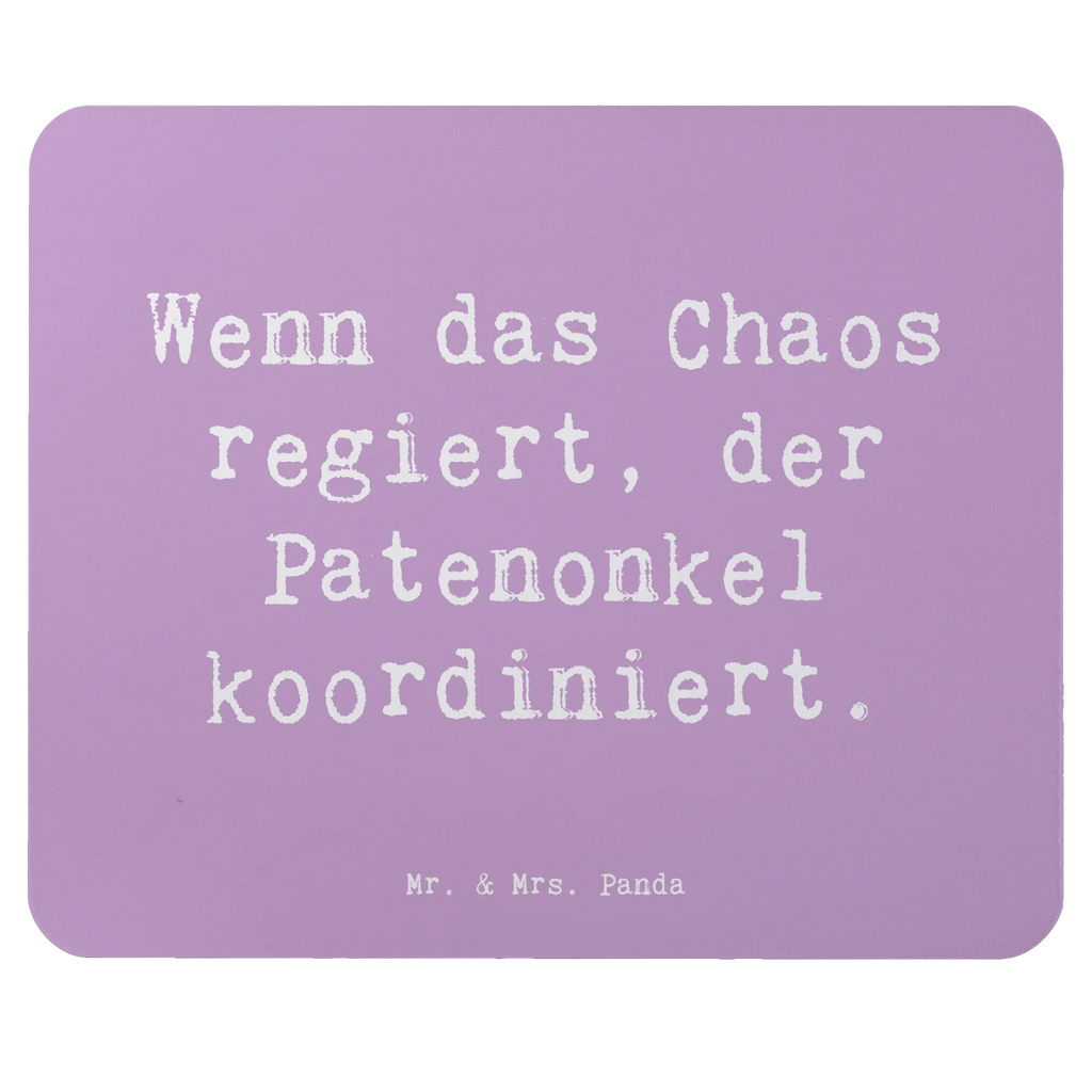 Mouse mat Saying Wenn das Chaos regiert, der Patenonkel koordiniert. Mousepad, Computer zubehör, Büroausstattung, PC Zubehör, Arbeitszimmer, Mauspad, Einzigartiges Mauspad, Designer Mauspad, Mausunterlage, Mauspad Büro, Familie, Vatertag, Muttertag, Bruder, Schwester, Mama, Papa, Oma, Opa