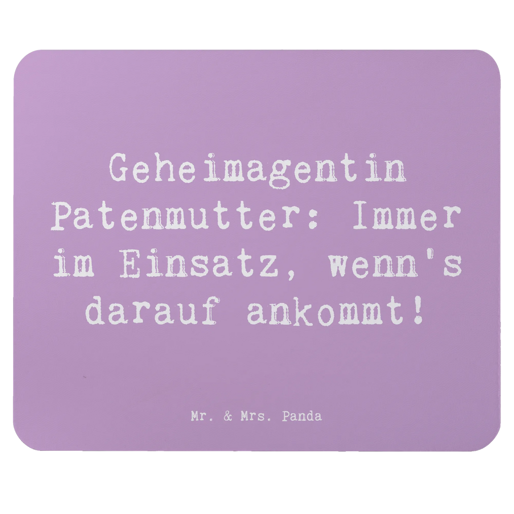 Mouse mat Saying Geheimagentin Patenmutter: Immer im Einsatz, wenn’s darauf ankommt! Mousepad, Computer zubehör, Büroausstattung, PC Zubehör, Arbeitszimmer, Mauspad, Einzigartiges Mauspad, Designer Mauspad, Mausunterlage, Mauspad Büro, Familie, Vatertag, Muttertag, Bruder, Schwester, Mama, Papa, Oma, Opa