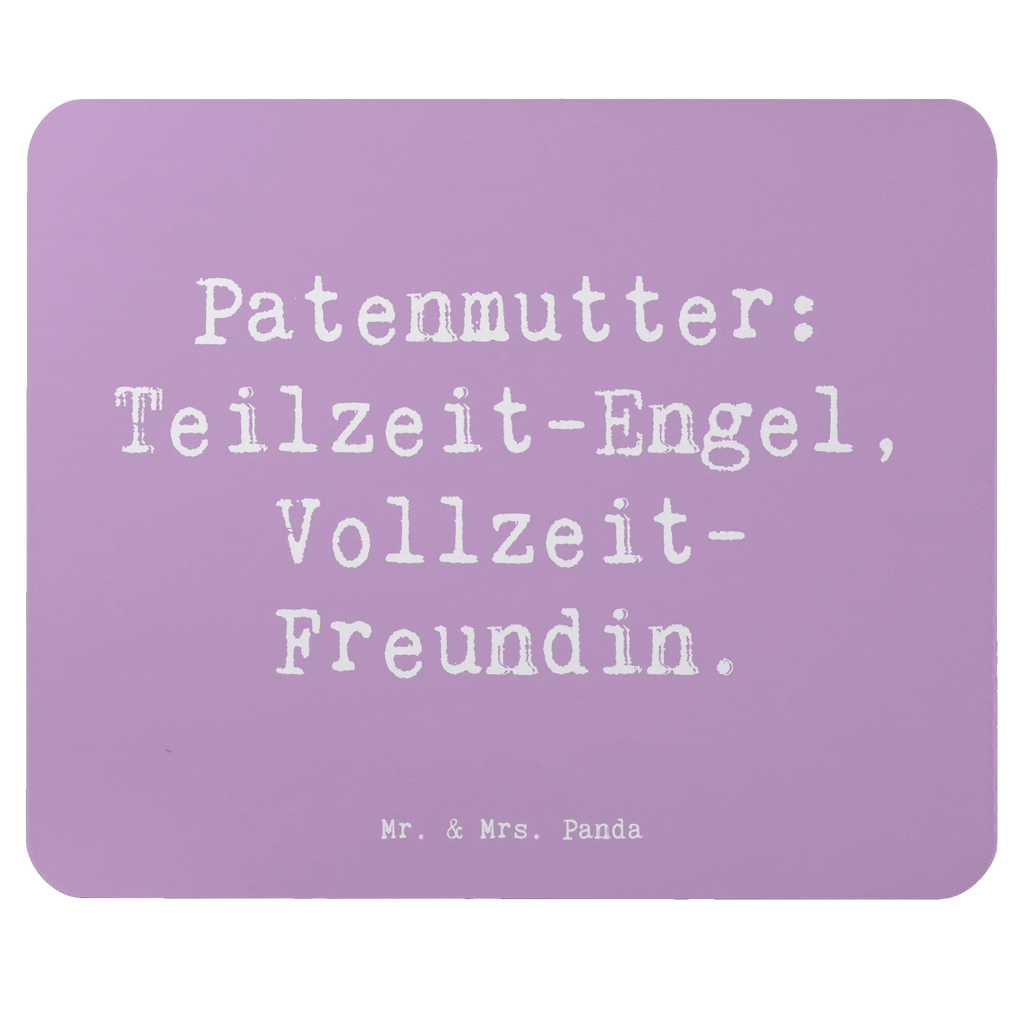 Mouse mat Saying Patenmutter: Teilzeit-Engel, Vollzeit-Freundin. Mousepad, Computer zubehör, Büroausstattung, PC Zubehör, Arbeitszimmer, Mauspad, Einzigartiges Mauspad, Designer Mauspad, Mausunterlage, Mauspad Büro, Familie, Vatertag, Muttertag, Bruder, Schwester, Mama, Papa, Oma, Opa