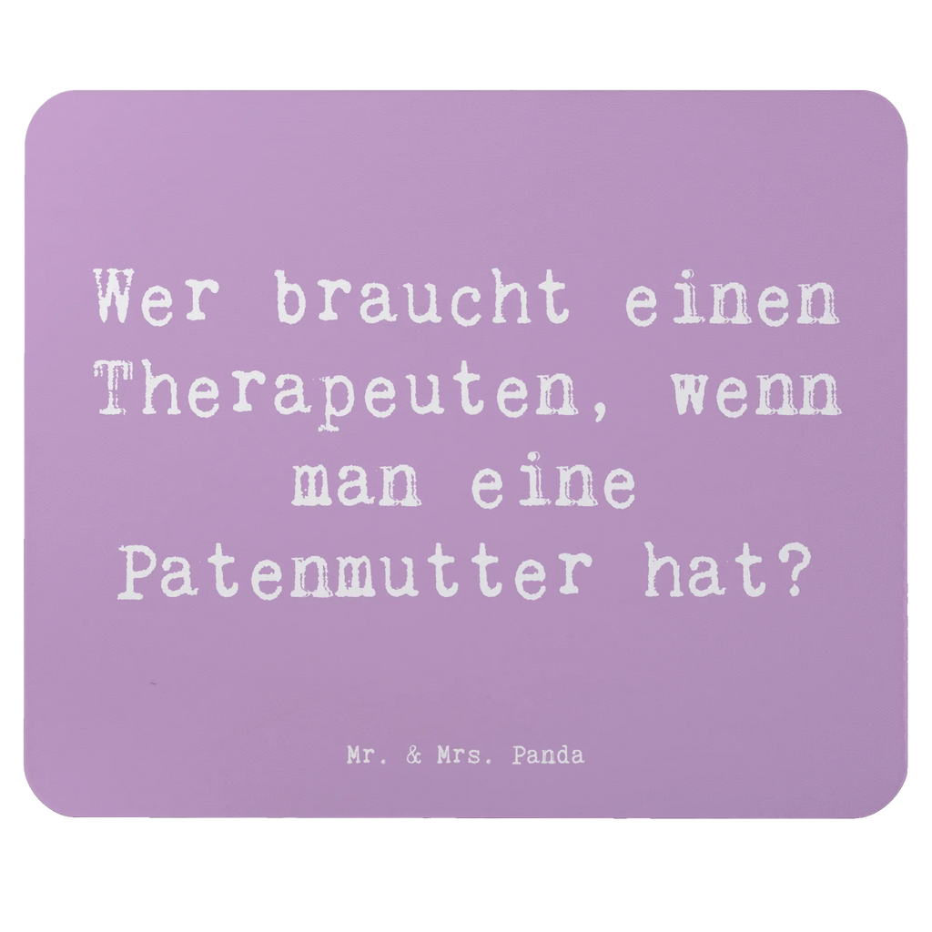 Mouse mat Saying Wer braucht einen Therapeuten, wenn man eine Patenmutter hat? Mousepad, Computer zubehör, Büroausstattung, PC Zubehör, Arbeitszimmer, Mauspad, Einzigartiges Mauspad, Designer Mauspad, Mausunterlage, Mauspad Büro, Familie, Vatertag, Muttertag, Bruder, Schwester, Mama, Papa, Oma, Opa
