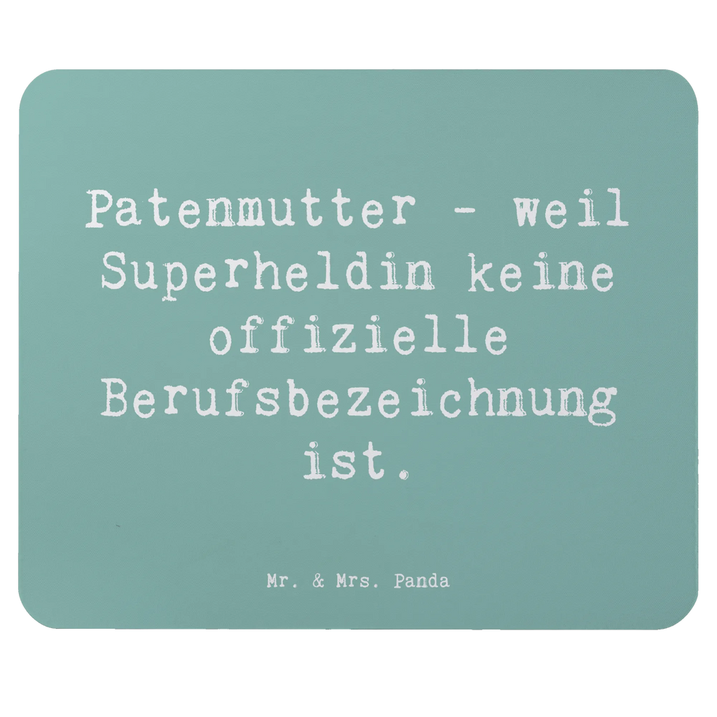 Mouse mat Saying Patenmutter - weil Superheldin keine offizielle Berufsbezeichnung ist. Mousepad, Computer zubehör, Büroausstattung, PC Zubehör, Arbeitszimmer, Mauspad, Einzigartiges Mauspad, Designer Mauspad, Mausunterlage, Mauspad Büro, Familie, Vatertag, Muttertag, Bruder, Schwester, Mama, Papa, Oma, Opa