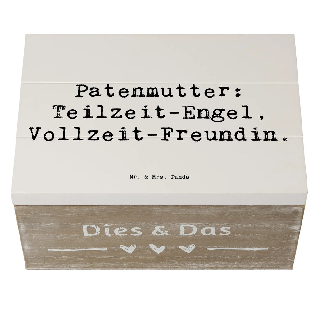 Holzkiste Spruch Patenmutter Engel Aufbewahrungsbox, Kiste, Geschenkdose, Holzkiste, Schatzkiste, Truhe, Erinnerungsbox, Dekokiste, Erinnerungskiste, Schatulle, Geschenkbox, XXL, Familie, Vatertag, Muttertag, Bruder, Schwester, Mama, Papa, Oma, Opa