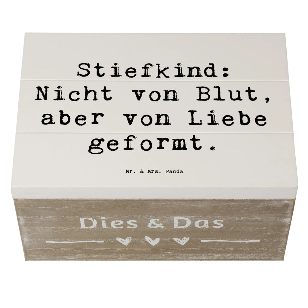 Wooden chest Saying Stiefkind: Nicht von Blut, aber von Liebe geformt. Schatulle, Erinnerungskiste, Geschenkdose, Truhe, Geschenkbox, Holzkiste, Kiste, XXL, Aufbewahrungsbox, Schatzkiste, Erinnerungsbox, Dekokiste, Familie, Vatertag, Muttertag, Bruder, Schwester, Mama, Papa, Oma, Opa