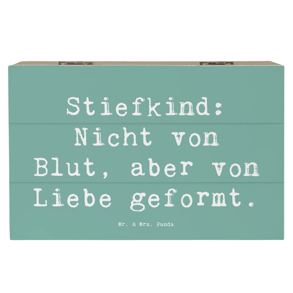 Wooden chest Saying Stiefkind: Nicht von Blut, aber von Liebe geformt. Schatulle, Erinnerungskiste, Geschenkdose, Truhe, Geschenkbox, Holzkiste, Kiste, XXL, Aufbewahrungsbox, Schatzkiste, Erinnerungsbox, Dekokiste, Familie, Vatertag, Muttertag, Bruder, Schwester, Mama, Papa, Oma, Opa