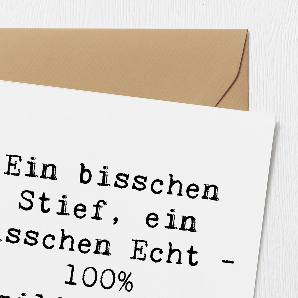 Deluxe Karte Spruch Liebe Stiefenkel Karte, Hochzeitskarte, Geburtstagskarte, Hochwertige Klappkarte, Glückwunschkarte, Klappkarte, Einladungskarte, Grußkarte, Hochwertige Grußkarte, Familie, Vatertag, Muttertag, Bruder, Schwester, Mama, Papa, Oma, Opa
