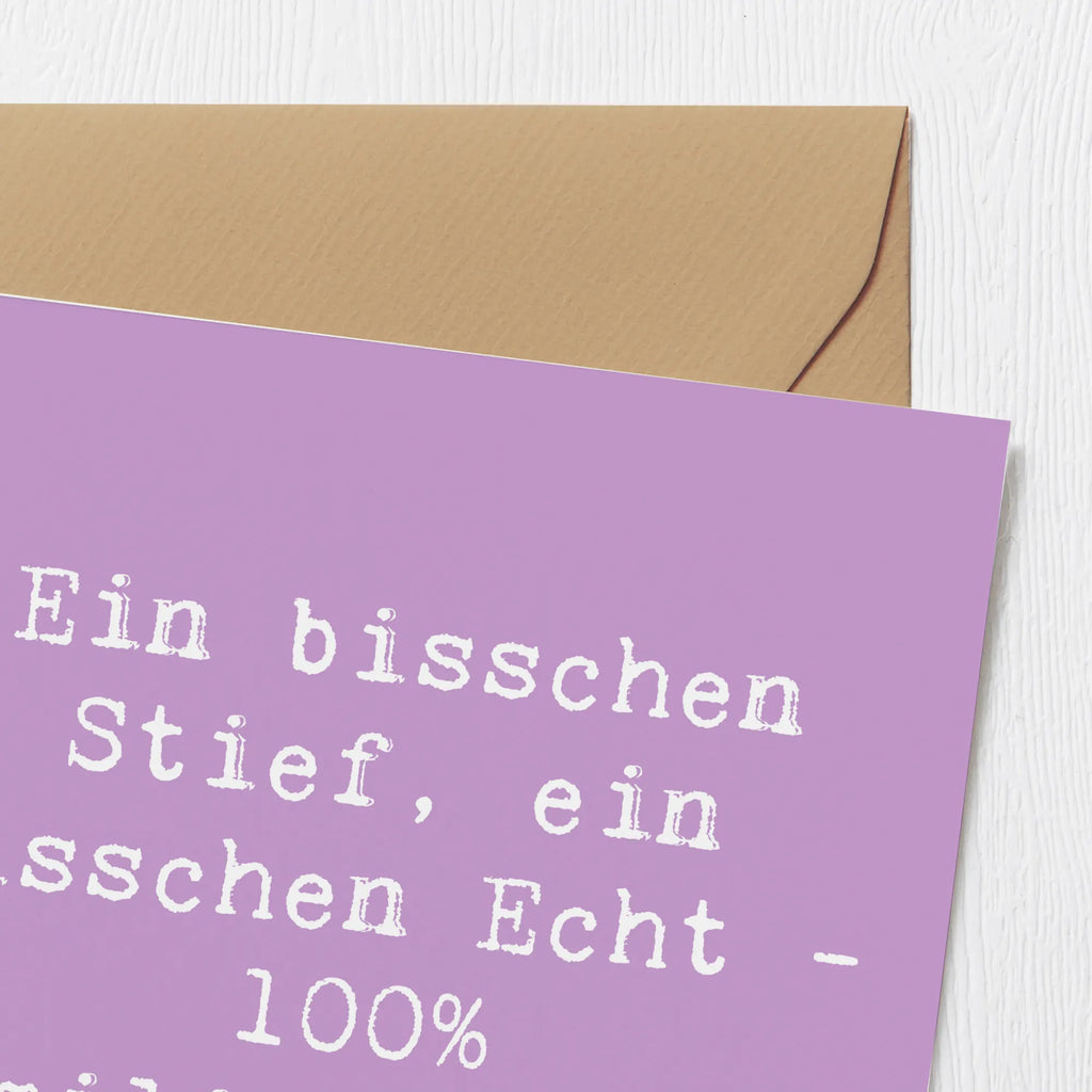Deluxe Karte Spruch Liebe Stiefenkel Karte, Hochzeitskarte, Geburtstagskarte, Hochwertige Klappkarte, Glückwunschkarte, Klappkarte, Einladungskarte, Grußkarte, Hochwertige Grußkarte, Familie, Vatertag, Muttertag, Bruder, Schwester, Mama, Papa, Oma, Opa