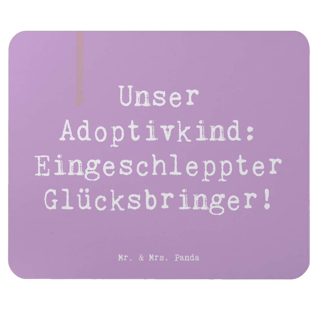 Mouse mat Saying Unser Adoptivkind: Eingeschleppter Glücksbringer! Mauspad, Mausunterlage, Einzigartiges Mauspad, Mauspad Büro, PC Zubehör, Büroausstattung, Arbeitszimmer, Mousepad, Computer zubehör, Designer Mauspad, Familie, Vatertag, Muttertag, Bruder, Schwester, Mama, Papa, Oma, Opa